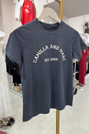 C&M Camilla & Marc Sparrow Graphic Neat Fit Tee | Deep Ink