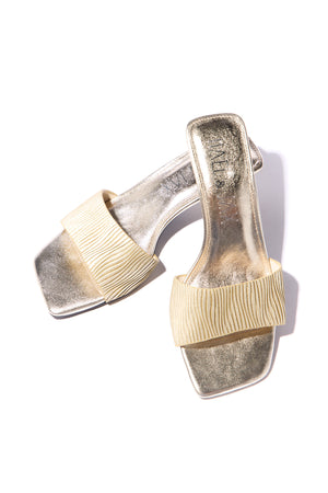 Hael & Jax Revolution Heel | Soft Gold