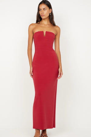 Bec + Bridge Rafi Strapless Dress | Cherry