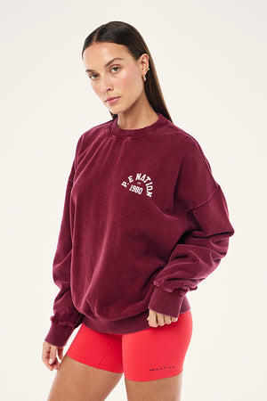 P.E Nation Swerve 2.0 Sweat | Washed Cabinet