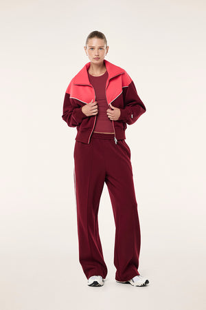 P.E Nation Triumph Jacket | Cabernet / Strawberry