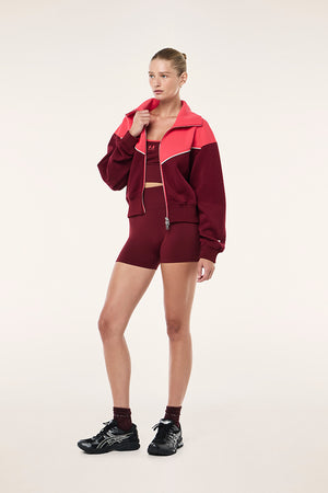 P.E Nation Triumph Jacket | Cabernet / Strawberry