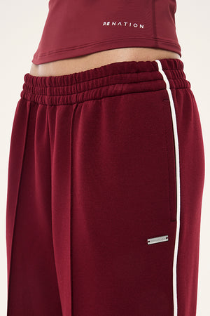 P.E Nation Triumph Pant | Cabernet