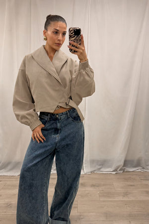 Chosen By Fifi & Annie The Claudia Cropped Trench | Dune