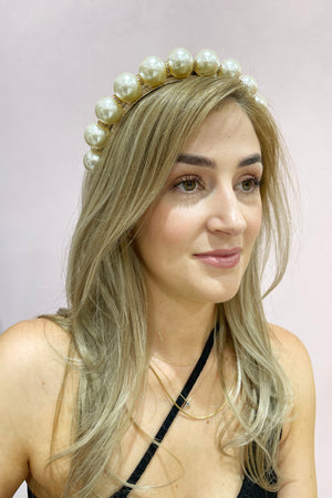 Morgan & Taylor Rihannon Headpiece | Pearl