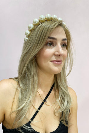 Morgan & Taylor Rihannon Headpiece | Pearl