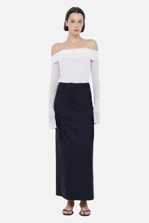 Bec + Bridge Sashay Long Sleeve Top | Ivory