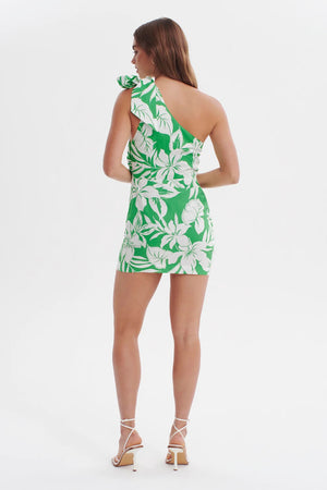Ownley Magna Mini Dress | Green Palm