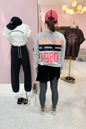 Bassike Oversized Jersey Tank | Black