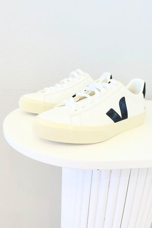 VEJA Campo Leather Sneaker | Extra White / Black || BEST SELLER / RESTOCKED
