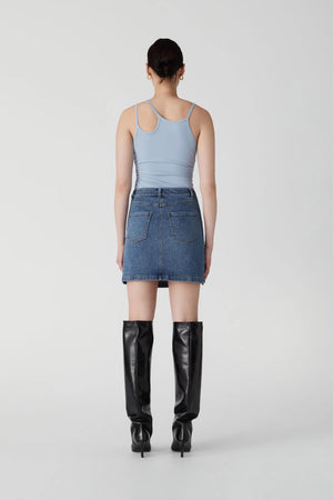 Misha Urban Aaron Tank | Chambray Blue