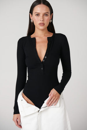 Bayse Brand Lara Bodysuit | Black || BEST SELLER RESTOCKED