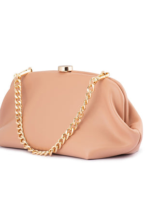 Olga Berg Josefina Framed Clutch | Blush