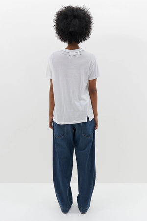 Bassike Regular Classic T.Shirt | White | BEST SELLER / RESTOCKED