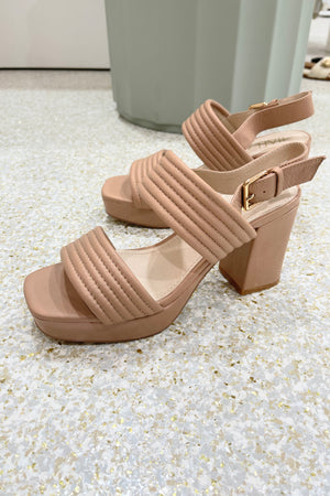 Hael & Jax Harley Platform Heel | Latte