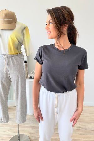 Perfect White Tee Harley Boxy Crew Tee | Vintage Black