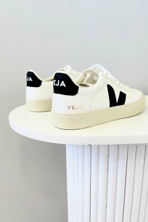 VEJA Campo Leather Sneaker | Extra White / Black || BEST SELLER / RESTOCKED