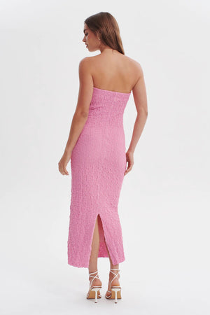 Ownley Petra Strapless Maxi Dress | Pink