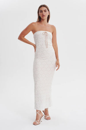 Ownley Soulmate Strapless Dress | White