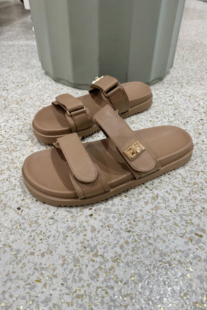 Billini Amylee Slide | Light Cashew