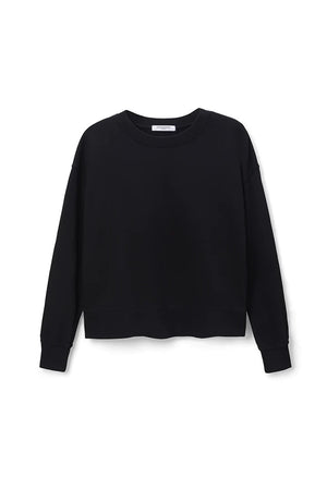 Perfect White Tee Tyler Pullover Sweatshirt | True Black