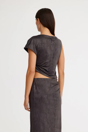 Significant Other Priya Top | Charcoal