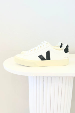 VEJA Campo Leather Sneaker | Extra White / Black || BEST SELLER / RESTOCKED