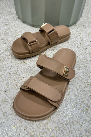 Billini Amylee Slide | Light Cashew