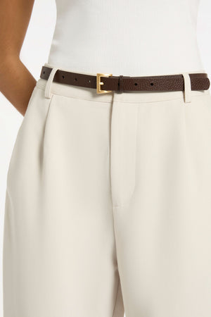 Status Anxiety Part Of Me Belt | Chocolate/Gold