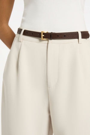 Status Anxiety Part Of Me Belt | Chocolate/Gold