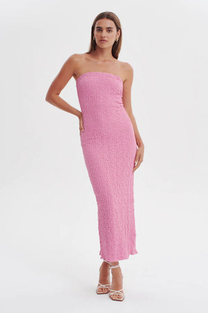 Ownley Petra Strapless Maxi Dress | Pink
