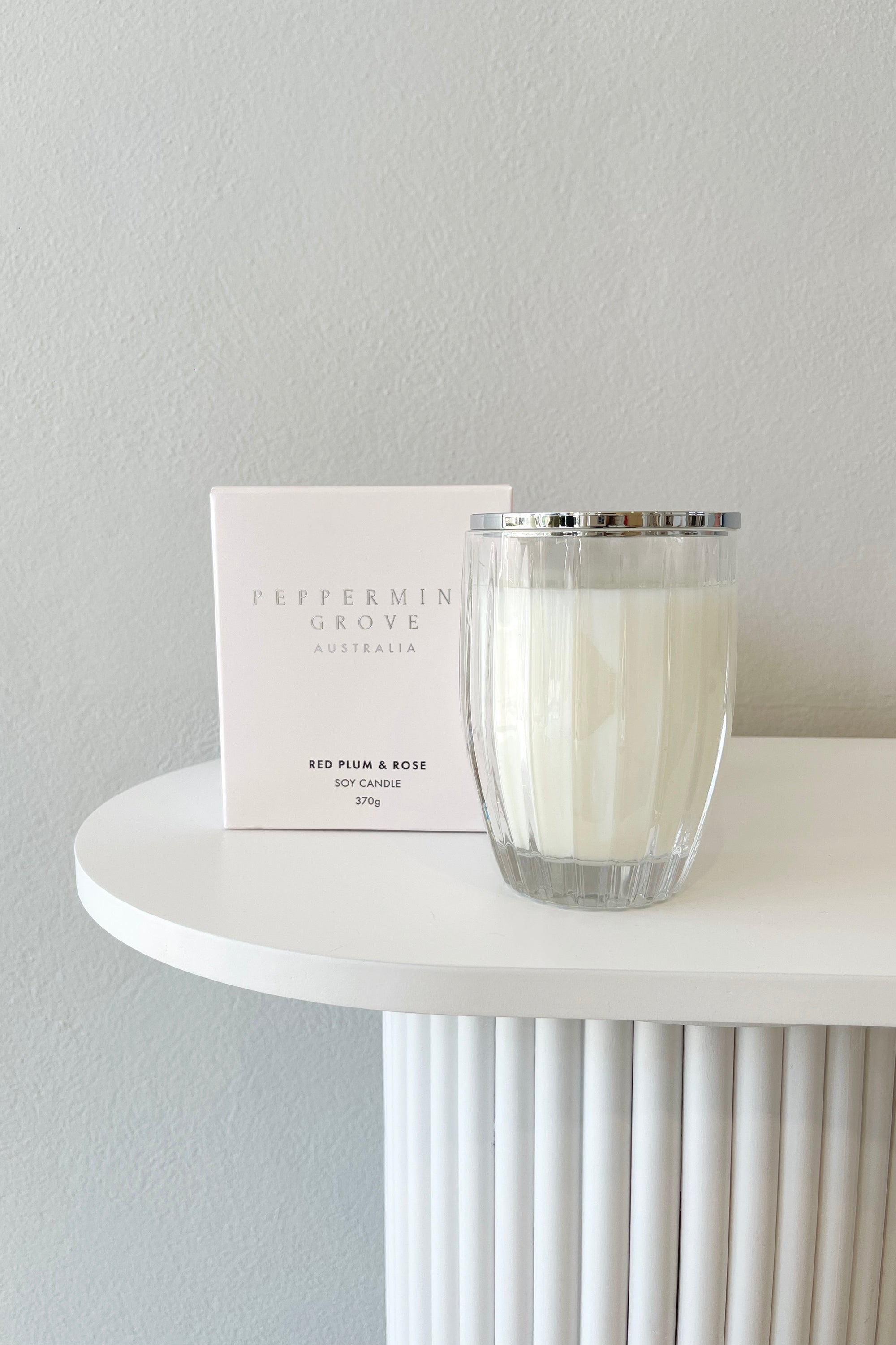 Peppermint Grove Soy Candle | Red Plum & Rose