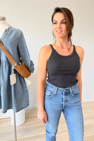 Perfect White Tee Annie Recycled Tank | Vintage Black || BEST SELLER / RESTOCKED