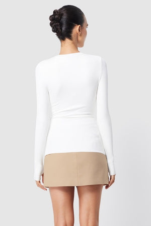 Mossman The Brooklyn Top | White || BEST SELLER