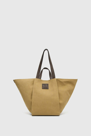 C&M Camilla & Marc Fallon Canvas Tote | Khaki/Chocolate