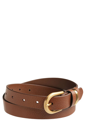 Status Anxiety Over And Over Belt | Tan/Gold