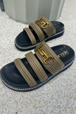 Hael & Jax Cullen Slide | Khaki
