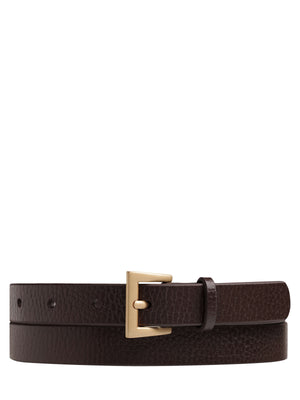 Status Anxiety Part Of Me Belt | Chocolate/Gold