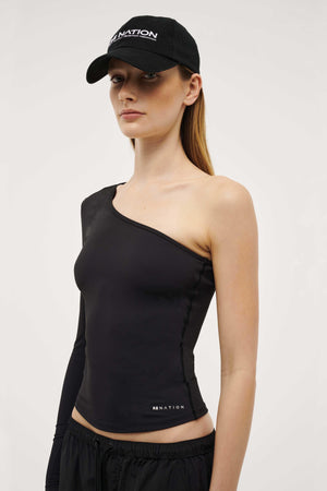 P.E Nation Foundation Asymmetric Long Sleeve | Black