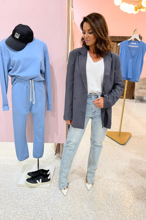 Chosen By Fifi & Annie The Olga Oversized Blazer | Charcoal || BEST SELLER