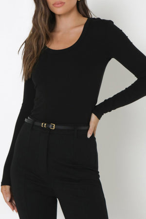 Madison The Label Malani Top | Black
