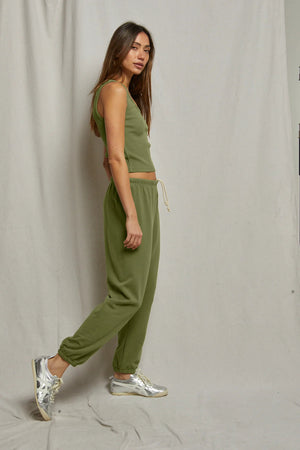 Perfect White Tee Johnny French Terry Sweatpant | Safari