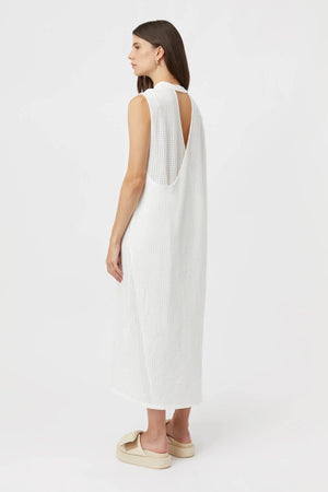 C&M Camilla & Marc Atlas Textured Tank Dress | Soft White