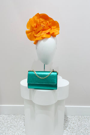 Morgan & Taylor Cindy Fascinator | Orange