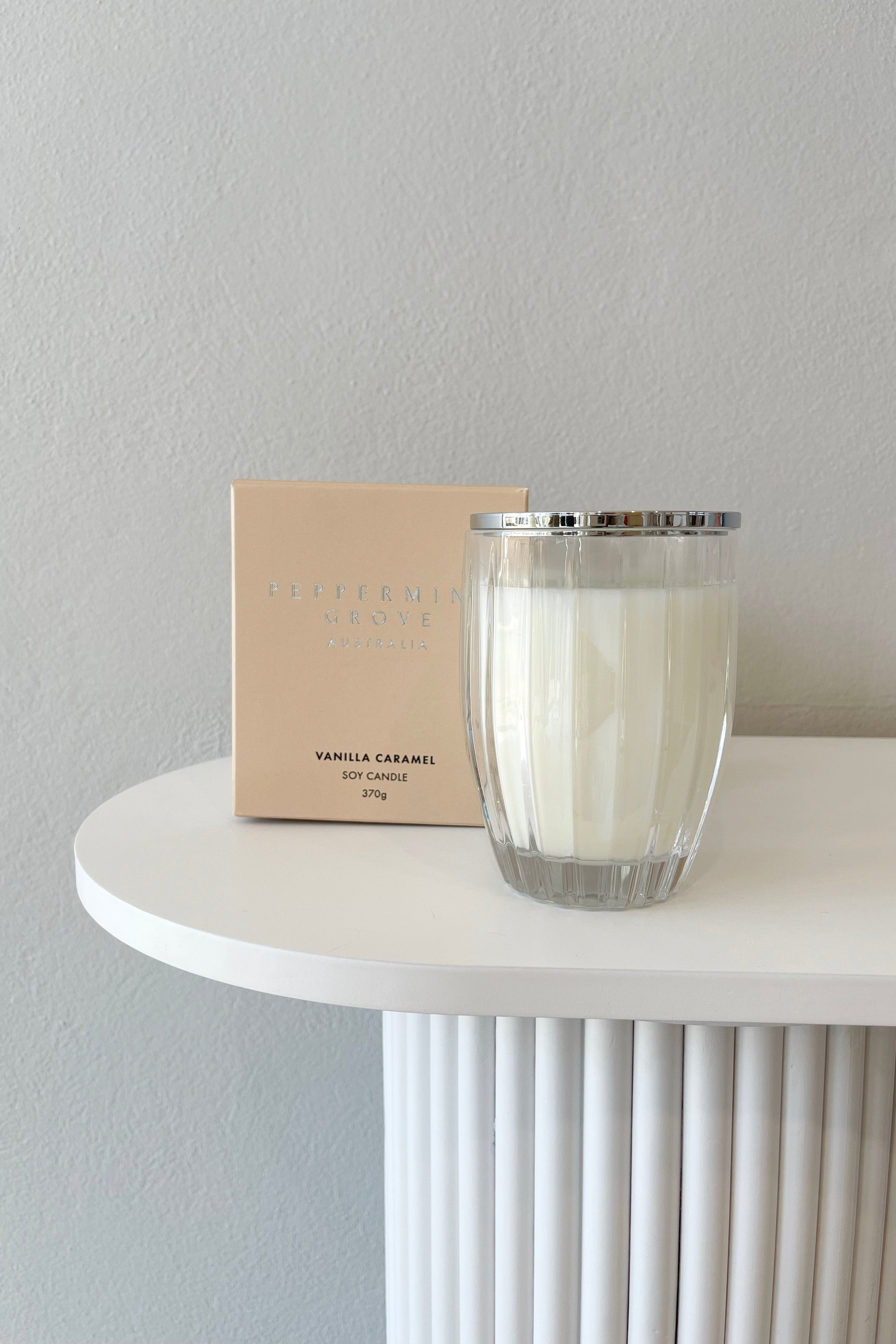 Peppermint Grove Soy Candle | Vanilla Caramel
