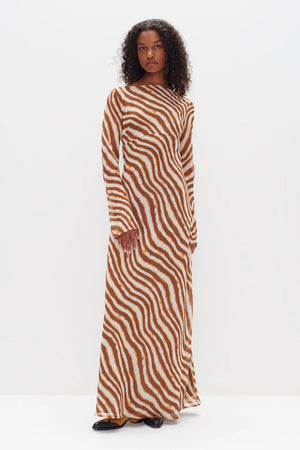 Ownley Urban Valentina Dress | Tie Dye Stripe