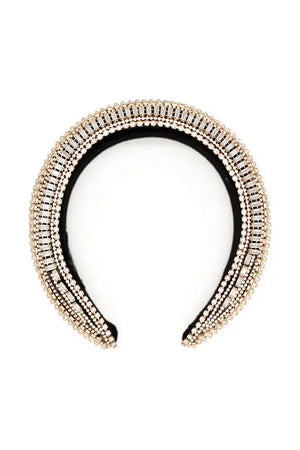 Morgan & Taylor Camilla Headband | Crystal Gold