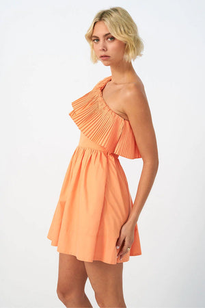 Sovere Bliss Mini Dress | Soft Orange