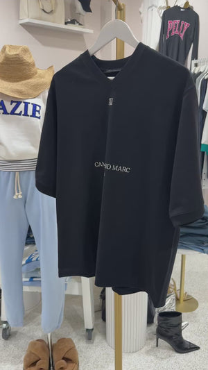 C&M Camilla & Marc Larissa Logo Tee | Black