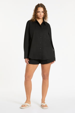 Status Anxiety Better Times Shirt | Soft Black